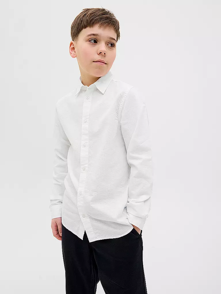 JACK & JONES | Jungen Hemd JJEBREEZE | weiss