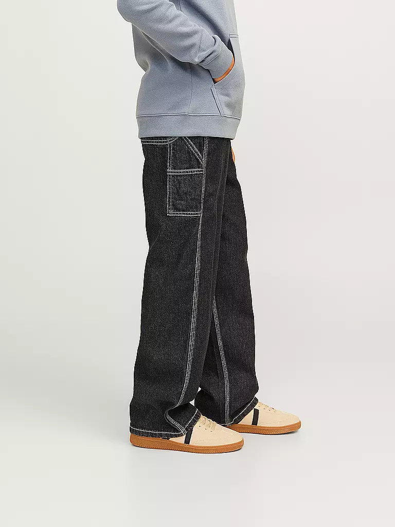 JACK & JONES | Jungen Jeans Baggy Fit JJIALEX | schwarz