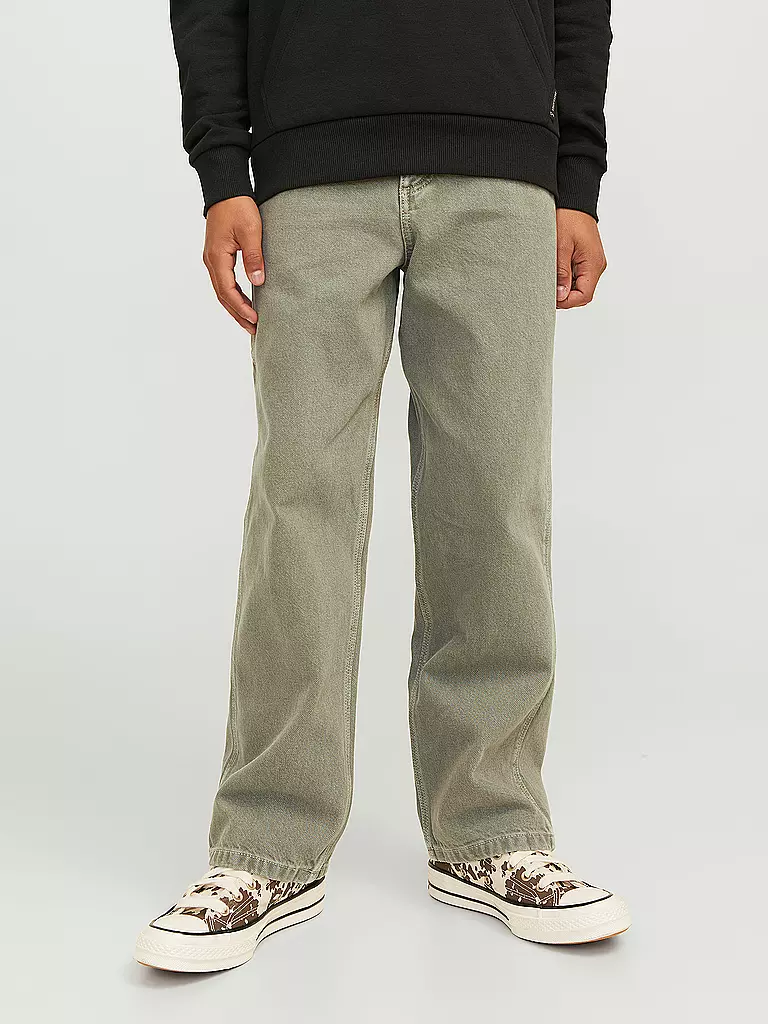 JACK & JONES | Jungen Jeans Straight Fit JJIALEX JJCARPENTER | beige