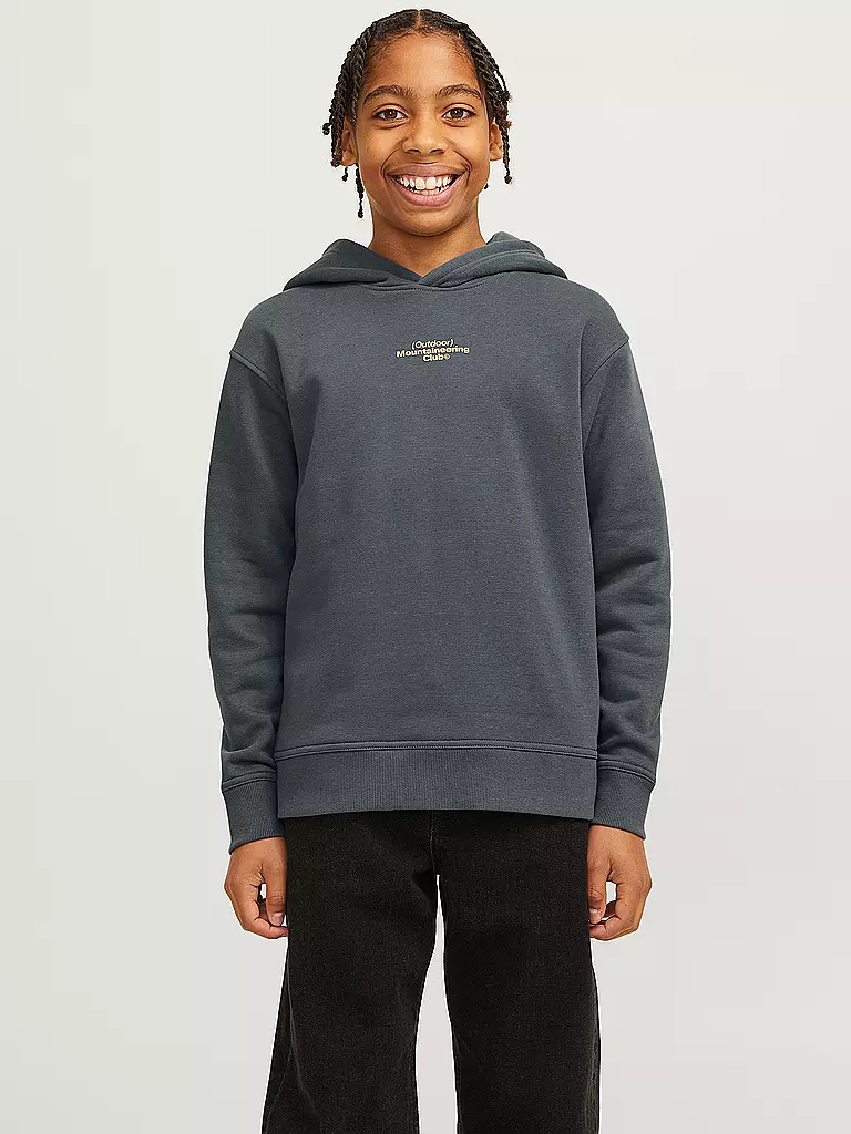 JACK & JONES | Jungen Kapuzensweater - Hoodie JCOALPHA MOUNTAIN | schwarz