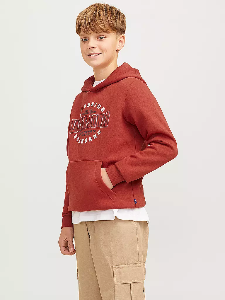 JACK & JONES | Jungen Kapuzensweater - Hoodie JJELOGO | dunkelblau