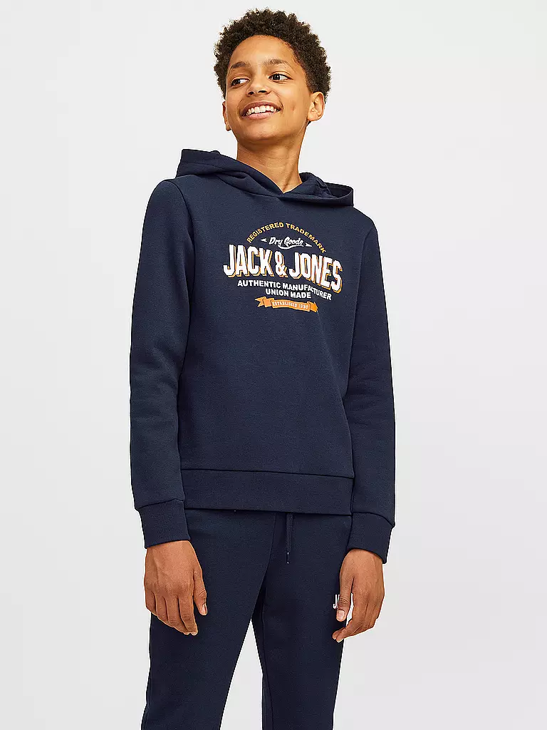 JACK & JONES | Jungen Kapuzensweater - Hoodie JJELOGO | rot