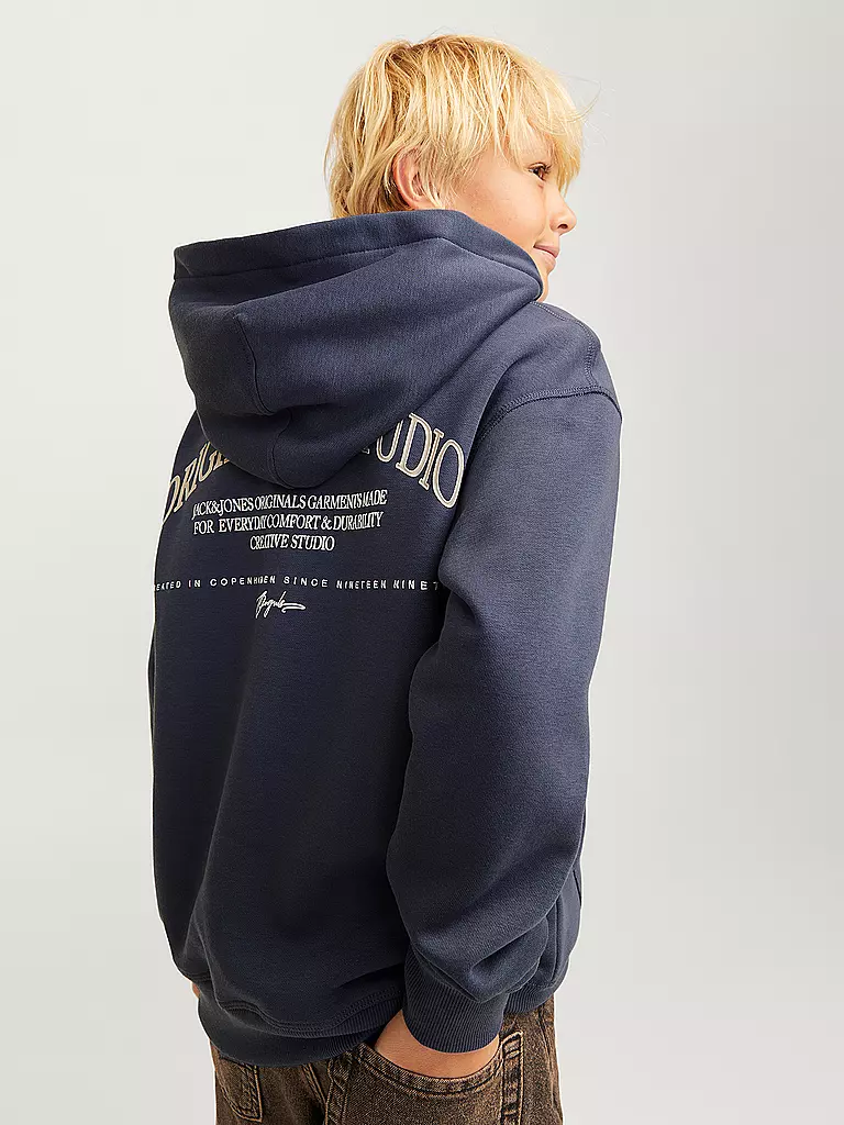 JACK & JONES | Jungen Kapuzensweater - Hoodie JORFREDERIKSBERG | schwarz