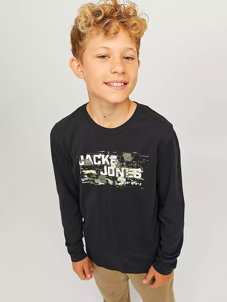 JACK & JONES | Jungen Langarmshirt JCOOUTDOOR | hellblau