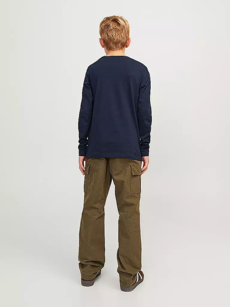 JACK & JONES | Jungen Langarmshirt JJELOGO | olive