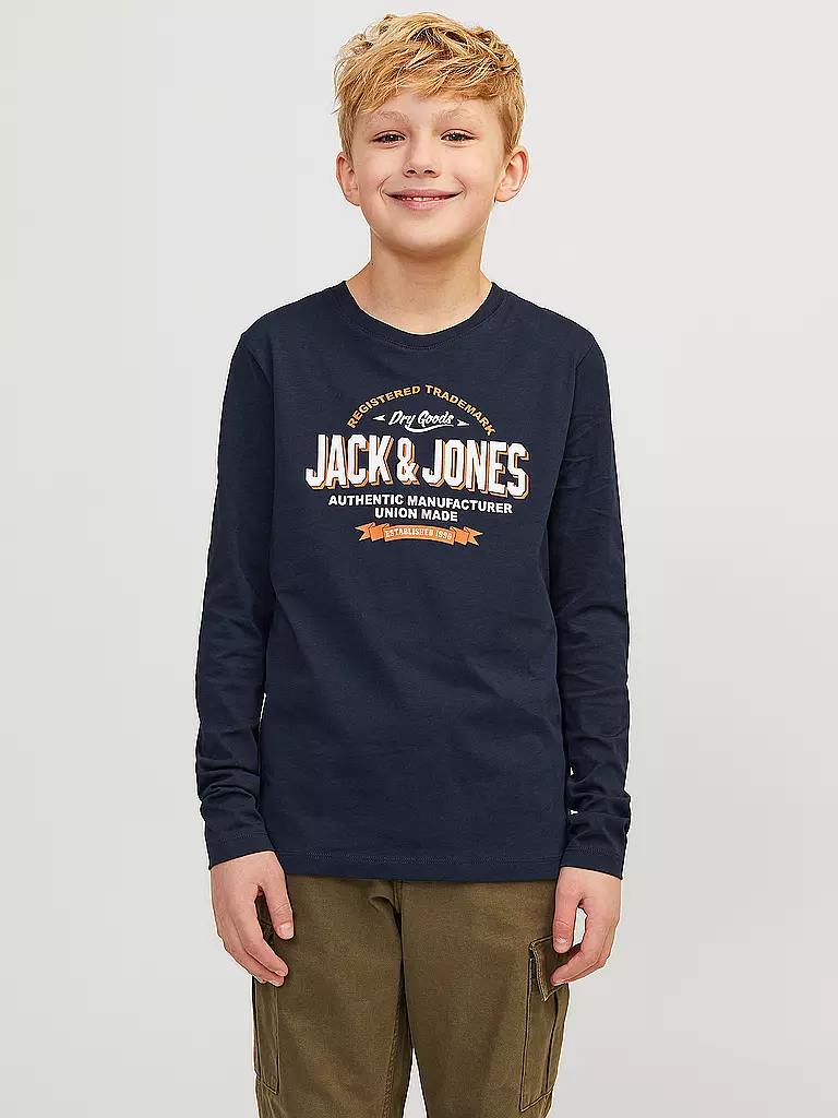 JACK & JONES | Jungen Langarmshirt JJELOGO | olive