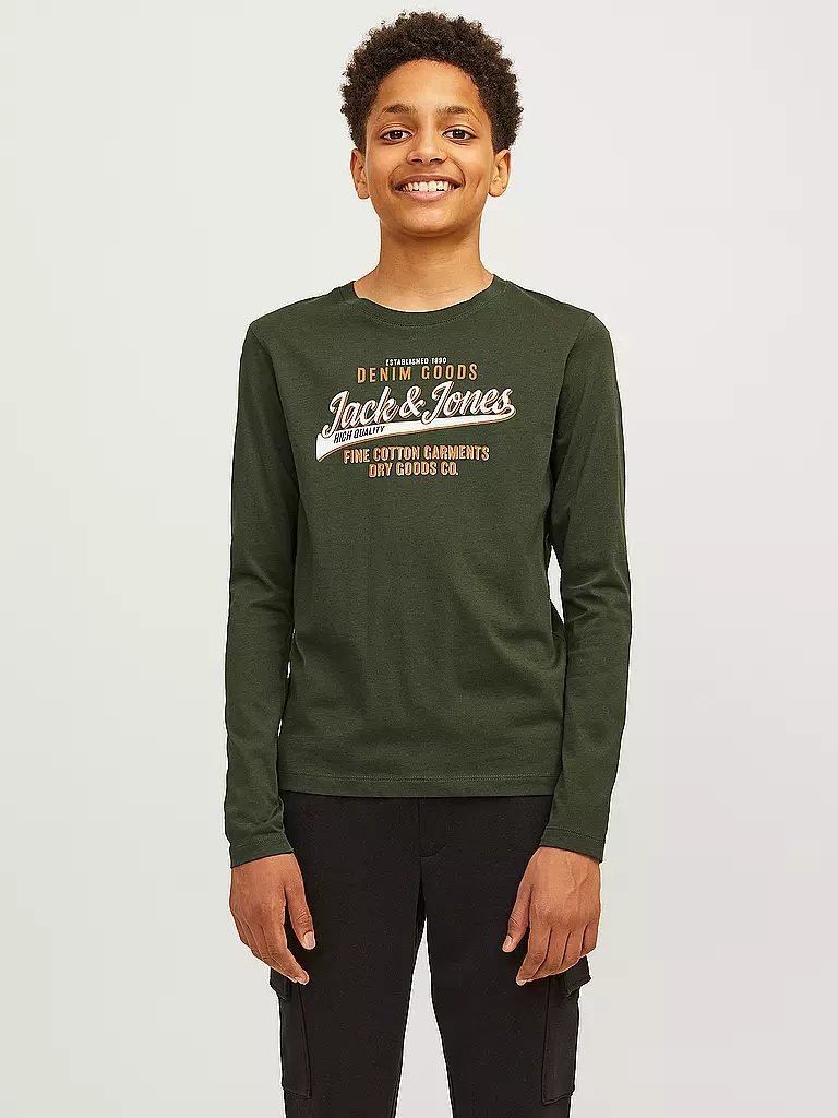 JACK & JONES | Jungen Langarmshirt JJELOGO | dunkelblau