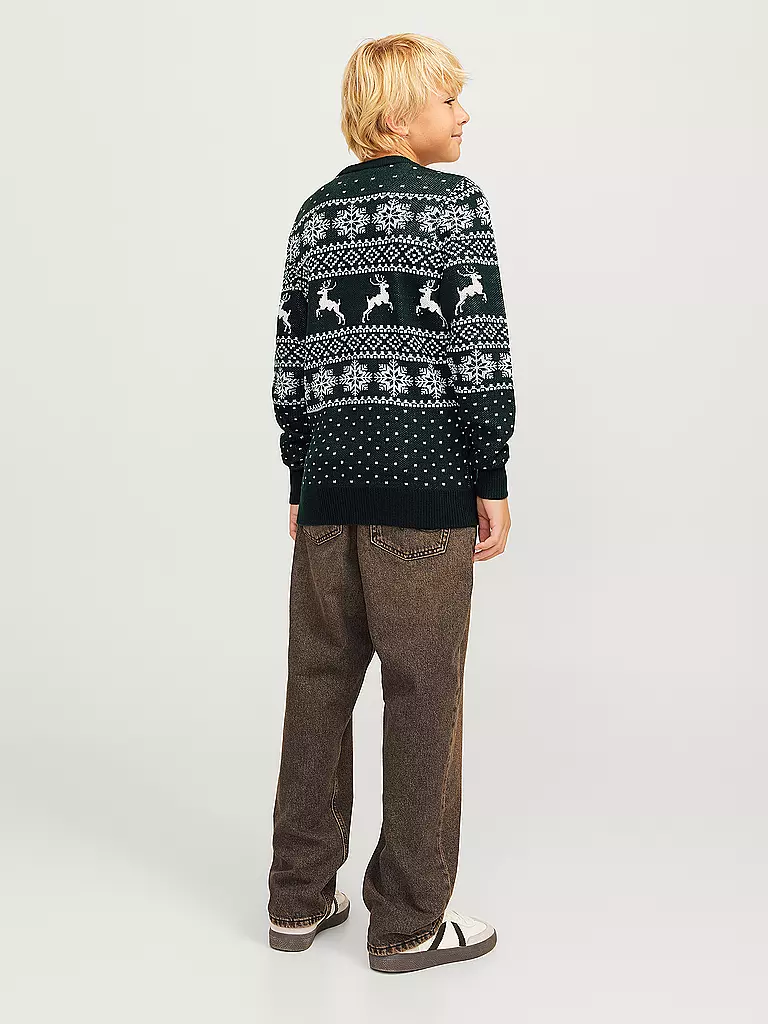 JACK & JONES | Jungen Pullover JJXMAS GABRIEL | rot