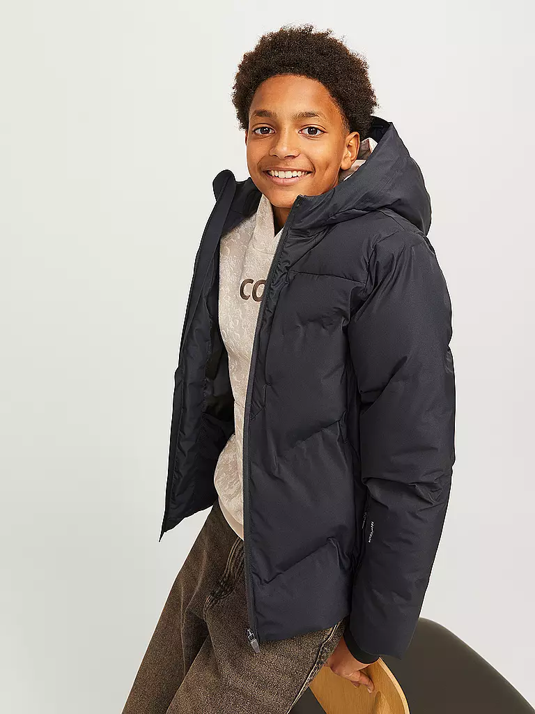 JACK & JONES | Jungen Steppjacke JCOSLAY | schwarz