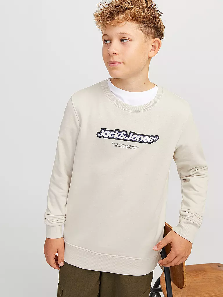 JACK & JONES | Jungen Sweater JORVESTERBRO | grau