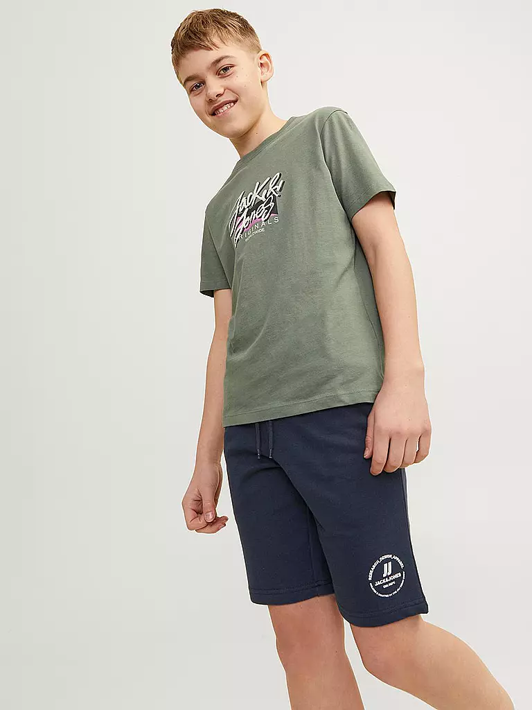 JACK & JONES | Jungen Sweatshorts JPSTSWIFT | schwarz