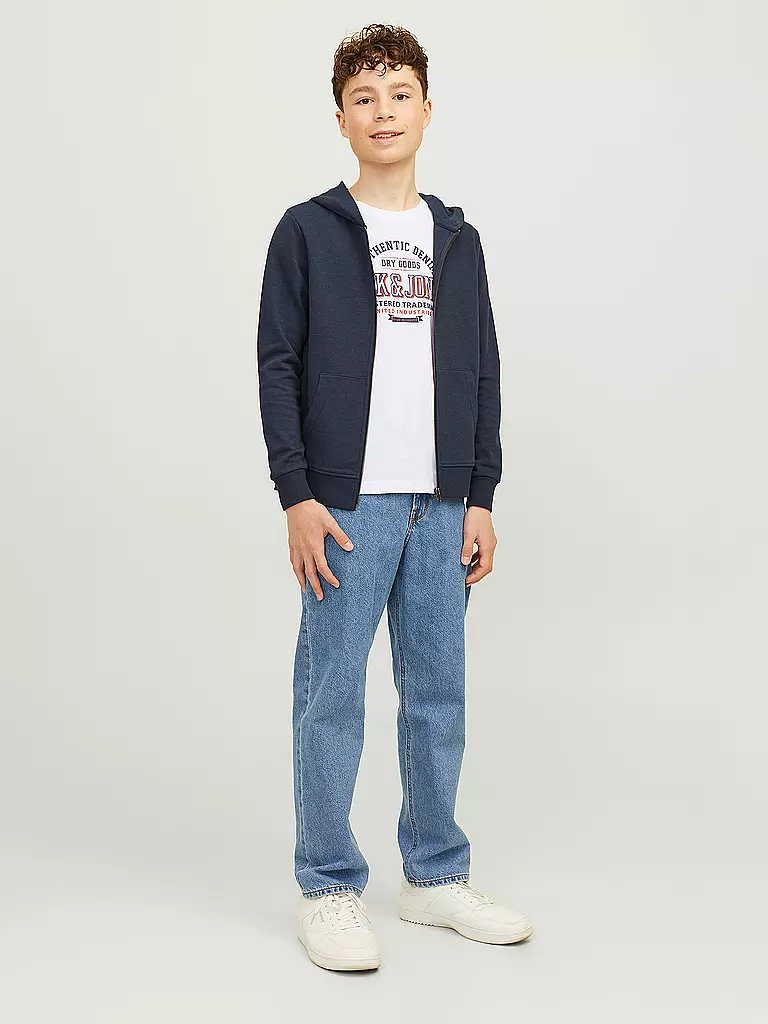 JACK & JONES | Jungen T-Shirt JJELOGO | dunkelblau