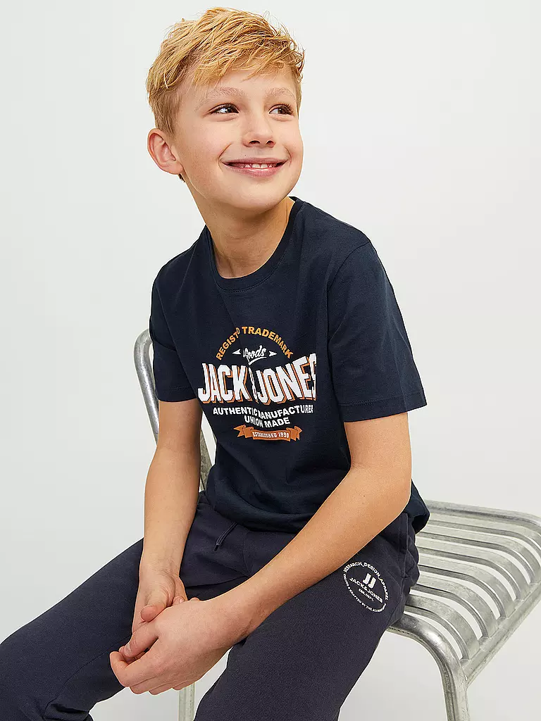 JACK & JONES | Jungen T-Shirt JJELOGO | weiss