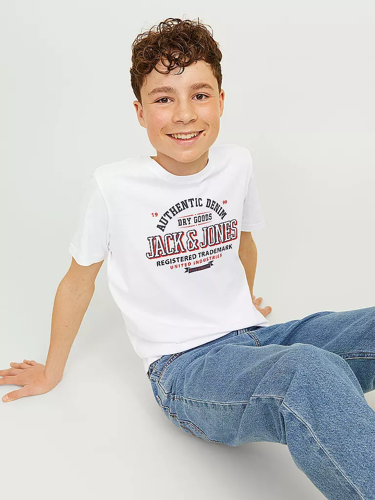 JACK & JONES | Jungen T-Shirt JJELOGO | dunkelblau