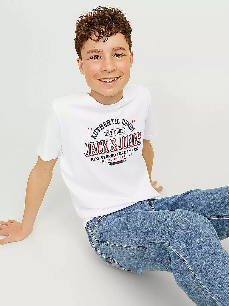 JACK & JONES | Jungen T-Shirt JJELOGO | hellgrün