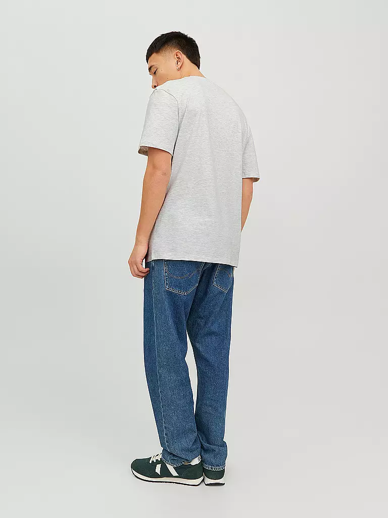 JACK & JONES | T-Shirt  JJEJOSH | dunkelgrün