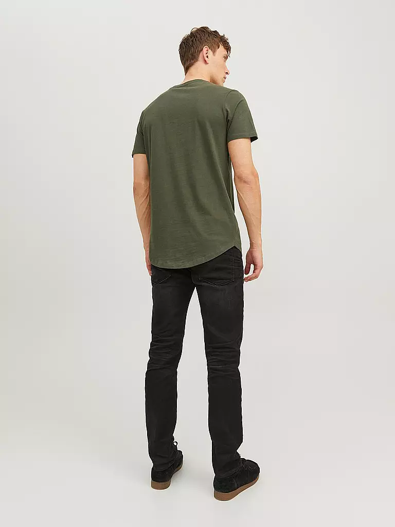 JACK & JONES | T-Shirt JJENOA | schwarz