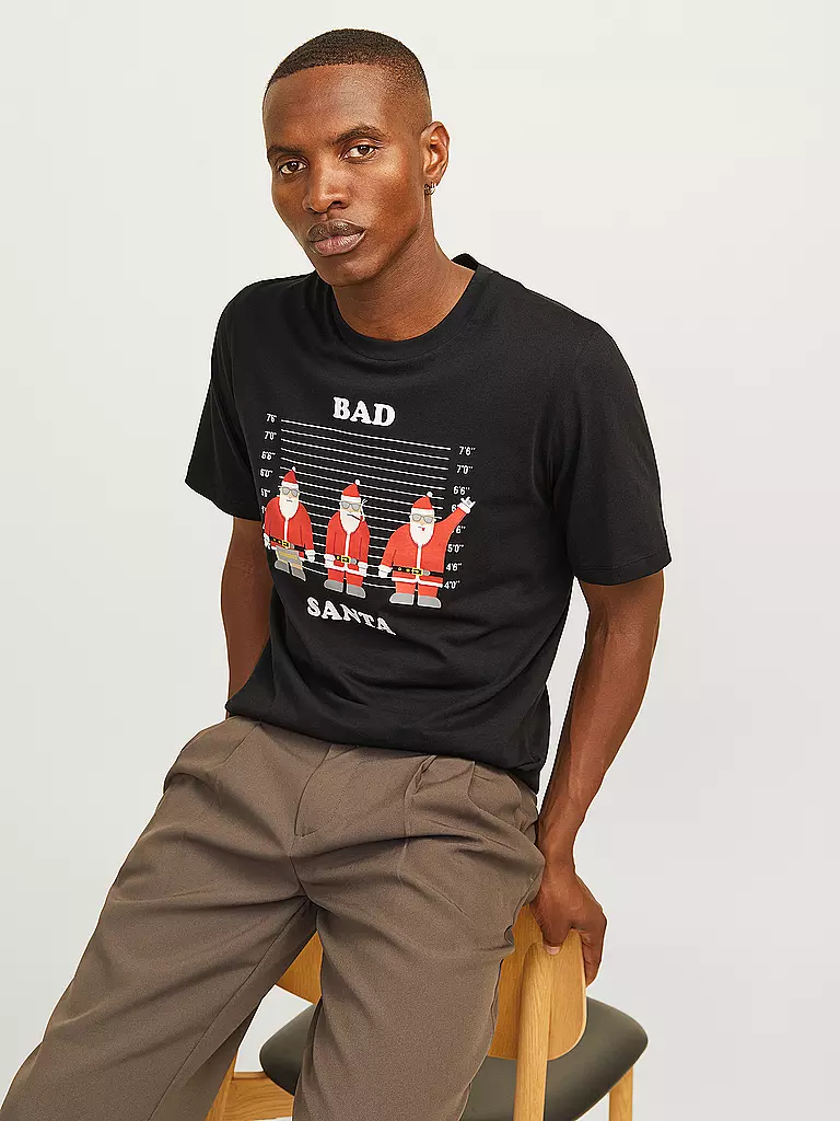 JACK & JONES | T-Shirt JJXMAS | rot