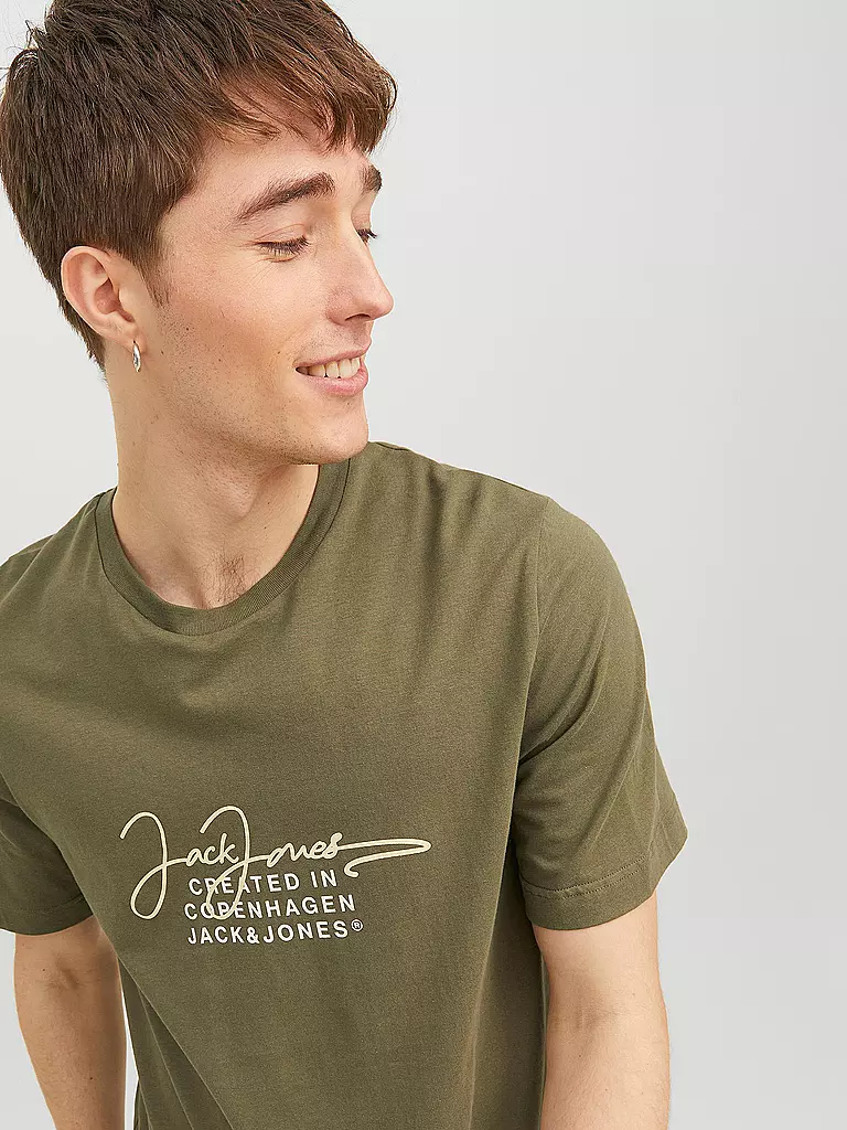 JACK & JONES | T-Shirt JORSPLASH | olive