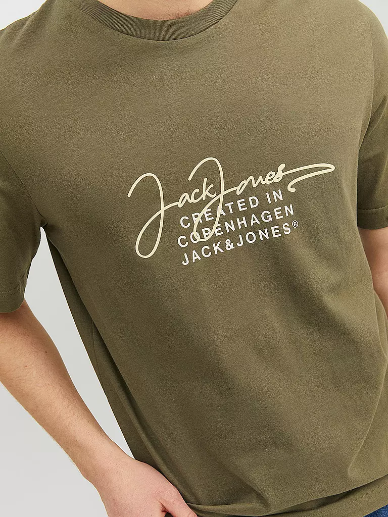 JACK & JONES | T-Shirt JORSPLASH | olive