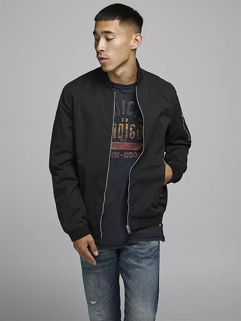 JACK & JONES | Blouson JJERUSH | schwarz