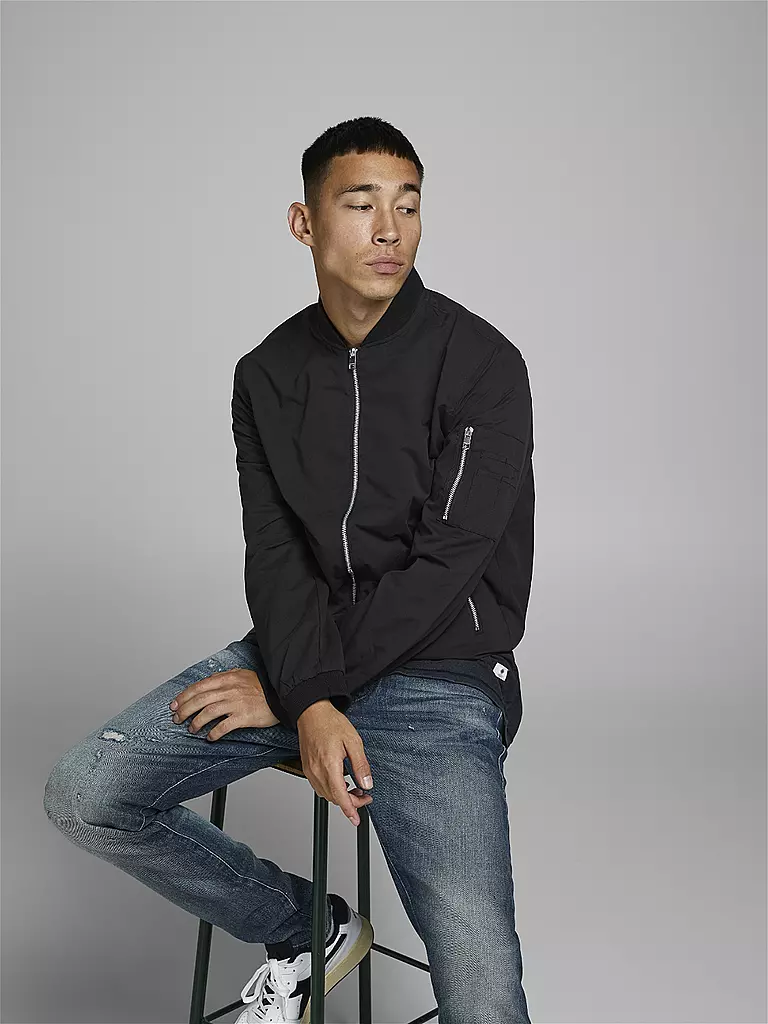 JACK & JONES | Blouson JJERUSH | schwarz