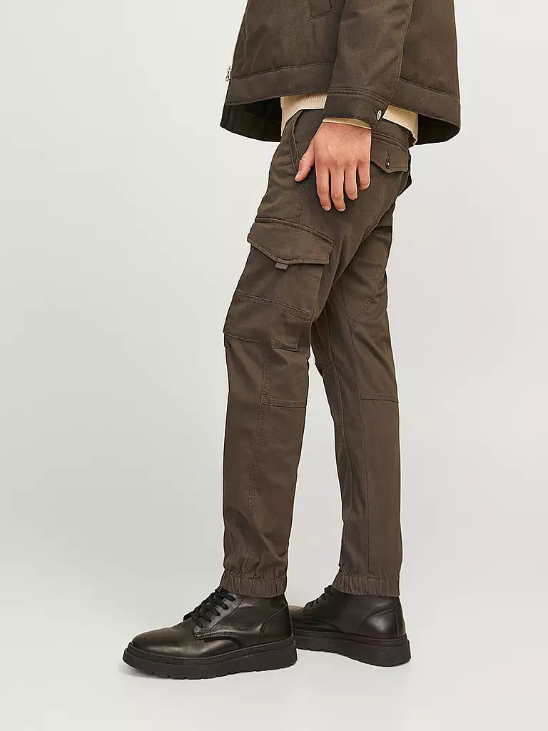 JACK & JONES | Cargohose JPSTPAUL JJFLAKE  | braun