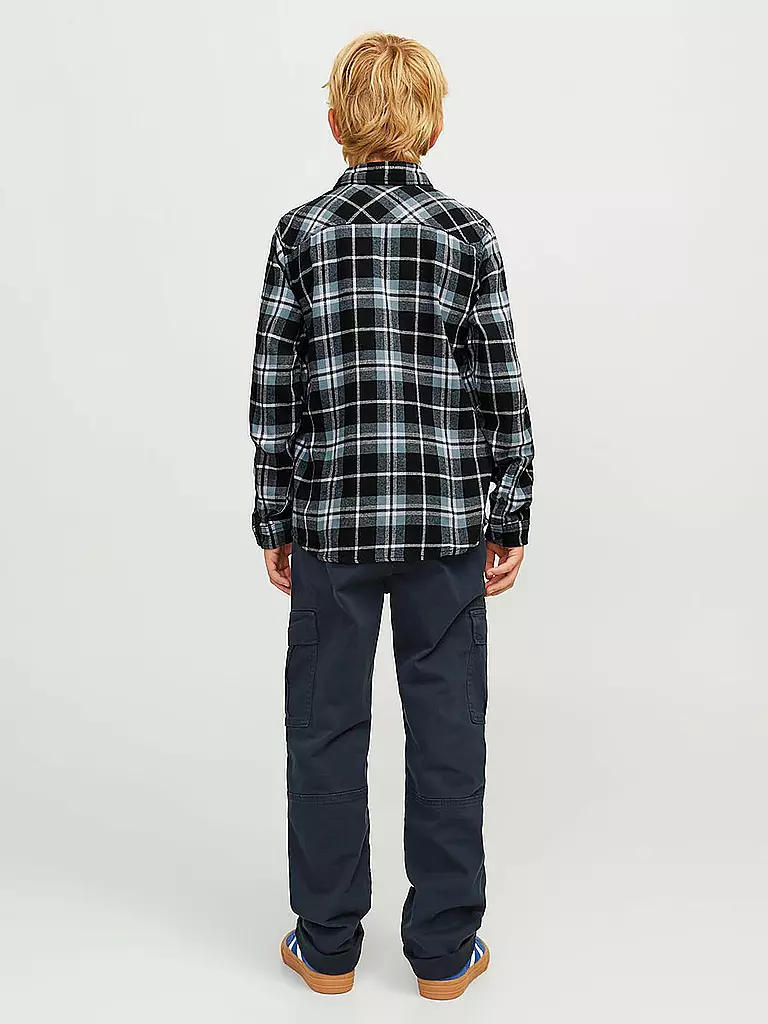 JACK & JONES | Flannelhemd JJJOSHUA  | blau