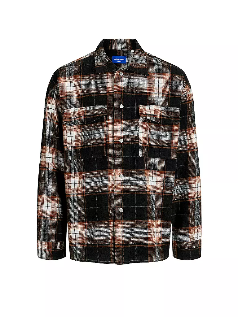 JACK & JONES | Hemd Overshirt JORVESTERBRO  | schwarz