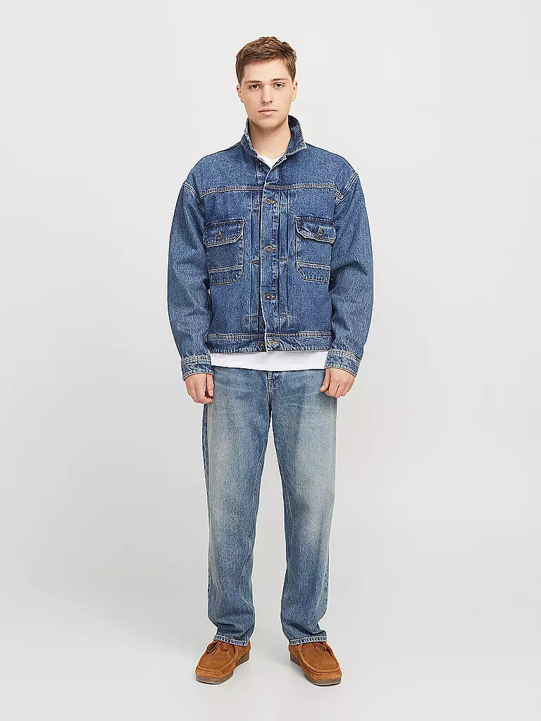 JACK & JONES | Jeans Baggy Fit JJIEDDIE JJIORIGINAL | blau