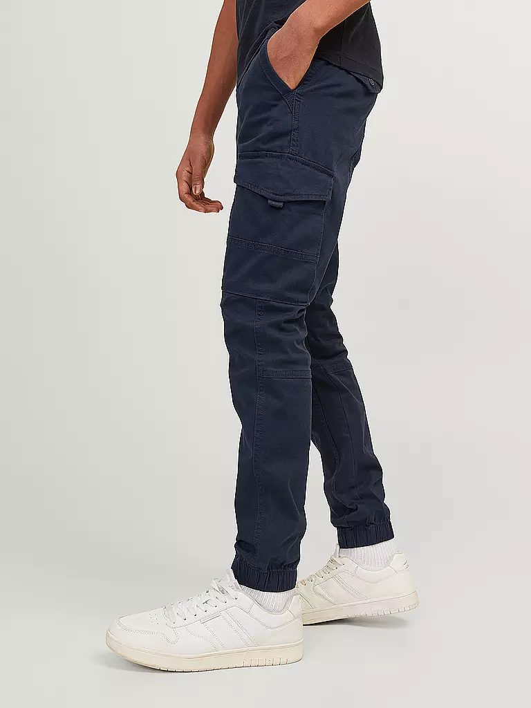 JACK & JONES | Jungen Cargohose Slim Fit JJIPAUL | blau