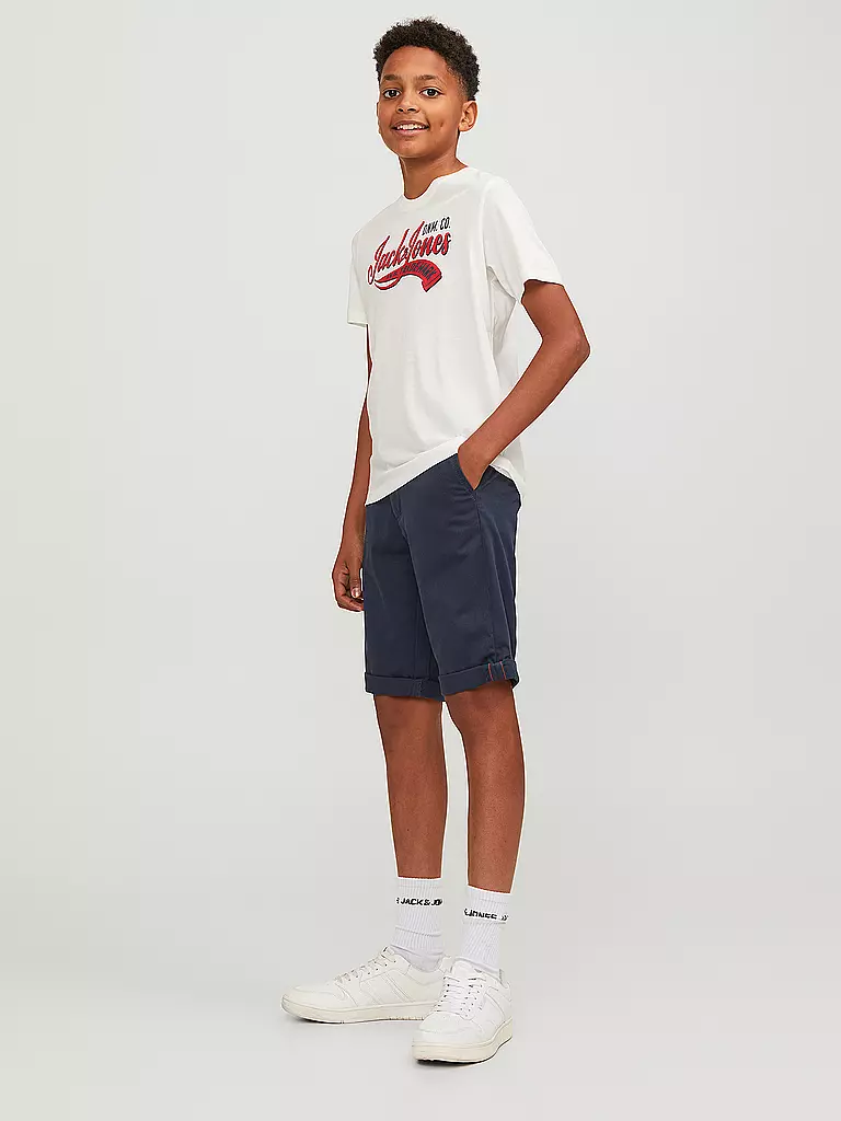 JACK & JONES | Jungen Chinoshorts " JJIBOWIE " | blau