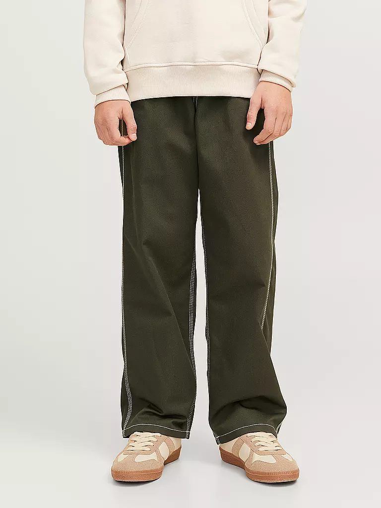 JACK & JONES | Jungen Hose JPSTALEX JJCONTRAST | olive