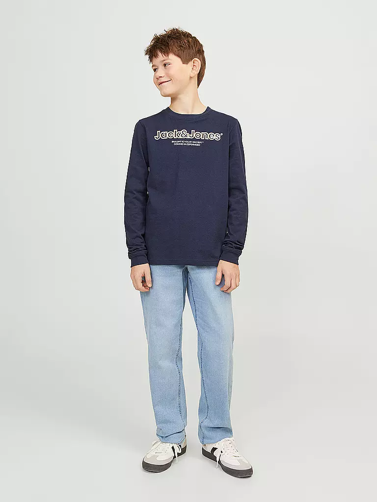 JACK & JONES | Jungen Jeans Regular Fit JJICLARK JJORIGINAL | hellblau