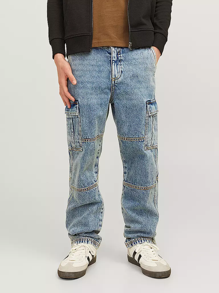 JACK & JONES | Jungen Jeans Relaxed Fit JJICHRIS  | blau