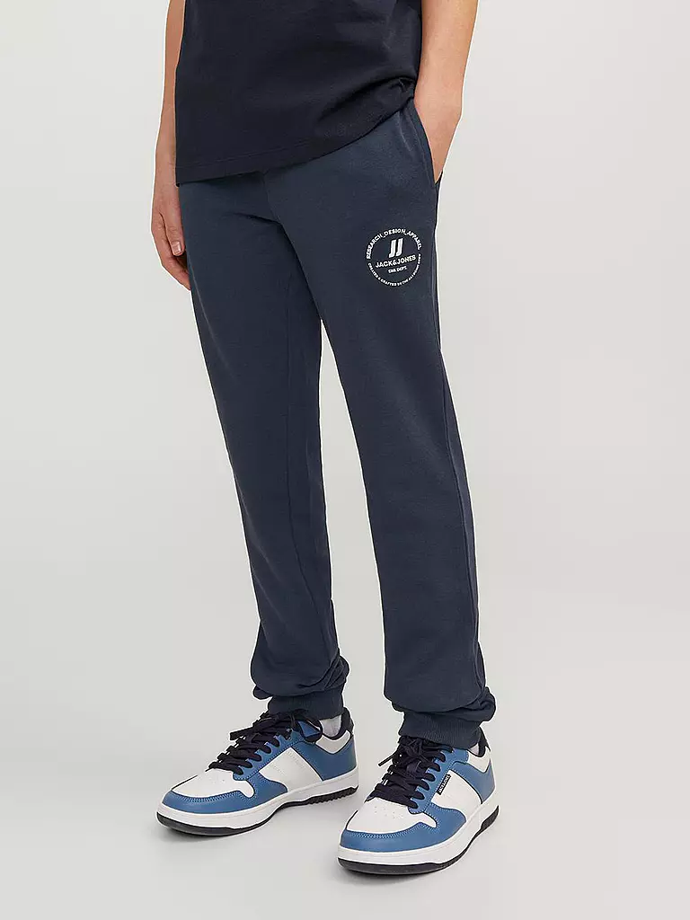 JACK & JONES | Jungen Jogginghose JPSTGORDON JJSWIFT  | dunkelblau