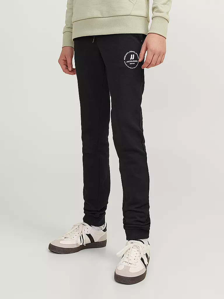 JACK & JONES | Jungen Jogginghose JPSTGORDON JJSWIFT  | schwarz