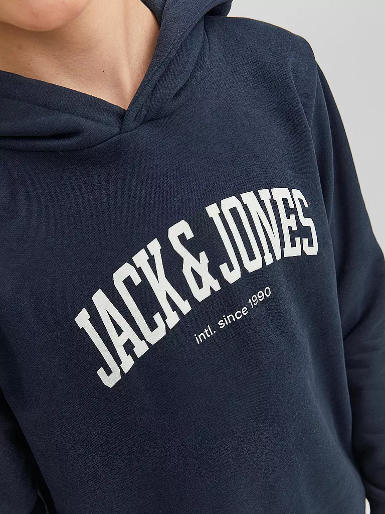 JACK & JONES | Jungen Kapuzensweater - Hoodie JJEJOSH | dunkelblau