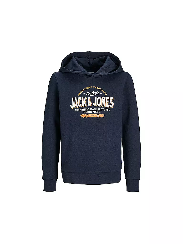 JACK & JONES | Jungen Kapuzensweater - Hoodie JJELOGO | dunkelblau