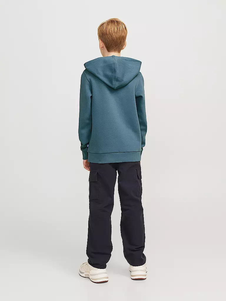 JACK & JONES | Jungen Kapuzensweater - Hoodie JJELOGO | petrol