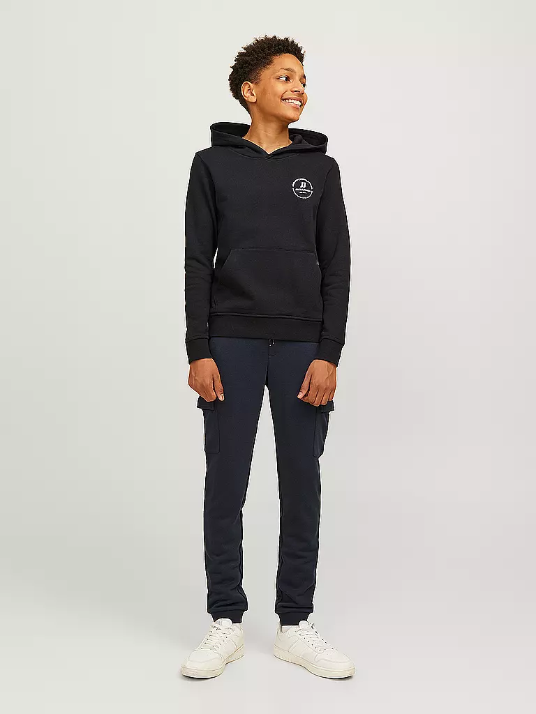 JACK & JONES | Jungen Kapuzensweater - Hoodie JJESWIFT  | schwarz