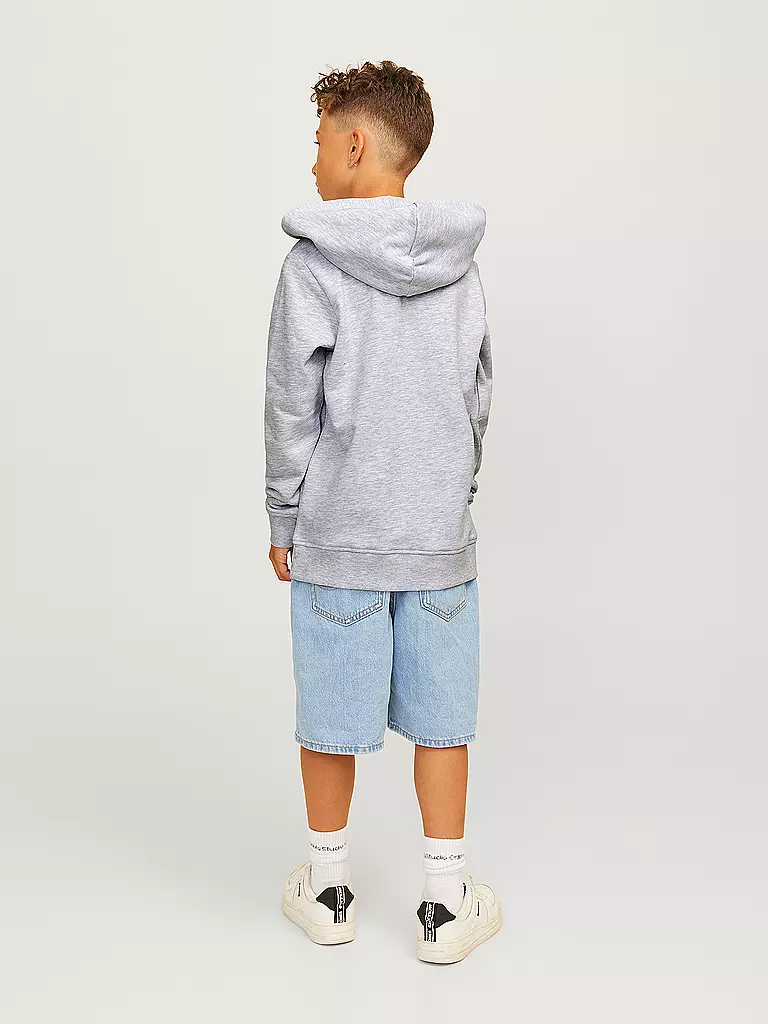 JACK & JONES | Jungen Kapuzensweater - Hoodie JJESWIFT  | hellgrau