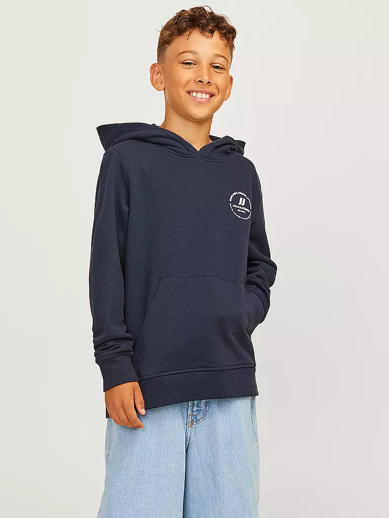 JACK & JONES | Jungen Kapuzensweater - Hoodie JJESWIFT  | dunkelblau