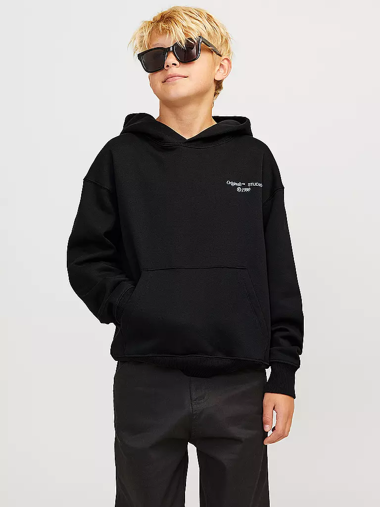 JACK & JONES | Jungen Kapuzensweater - Hoodie JORNOHO  | schwarz