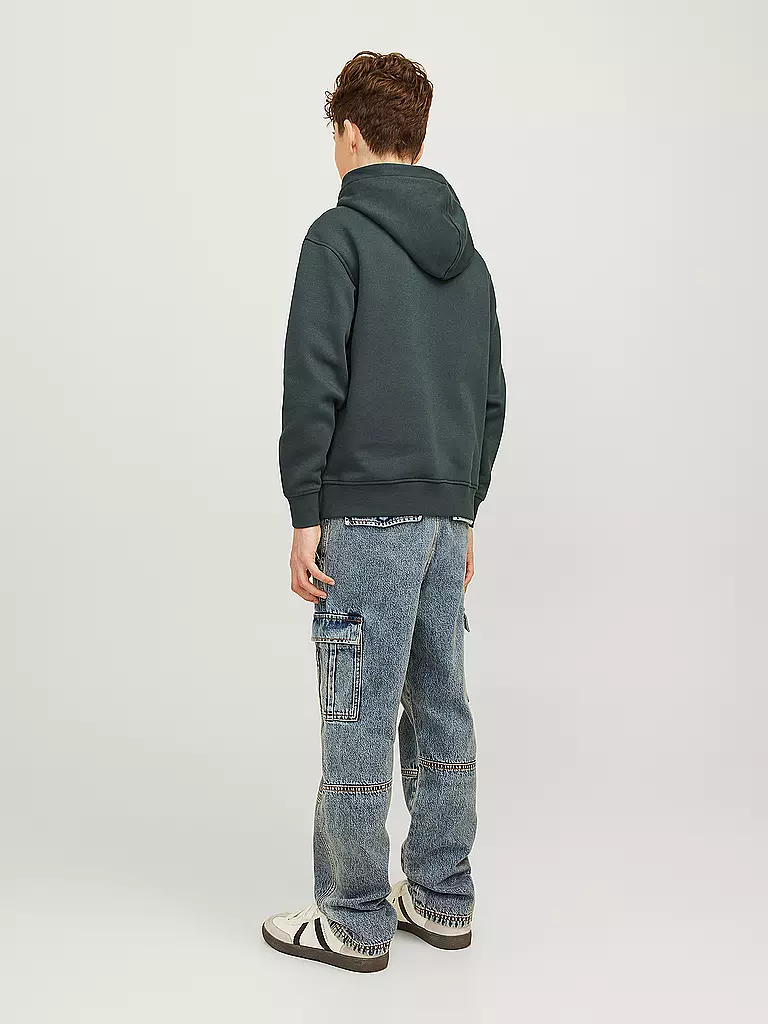 JACK & JONES | Jungen Kapuzensweater - Hoodie JORVESTERBRO | dunkelgrün