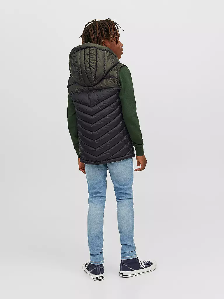 JACK & JONES | Jungen Steppgilet  JJEHERO | olive