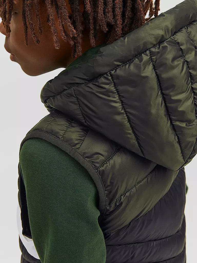 JACK & JONES | Jungen Steppgilet  JJEHERO | olive