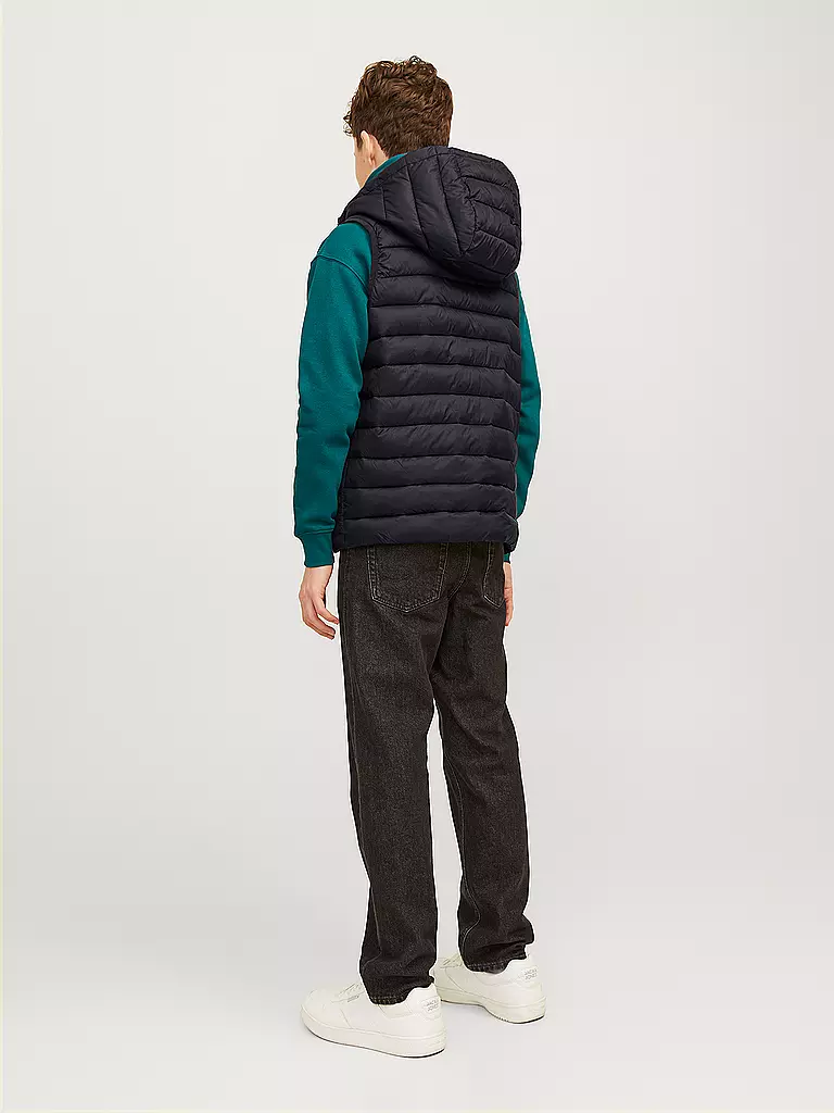 JACK & JONES | Jungen Steppgilet JJESPRINT PUFFER | schwarz