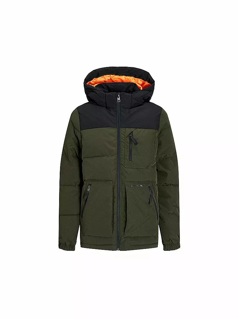 JACK & JONES | Jungen Steppjacke  JJEOTTO  | olive