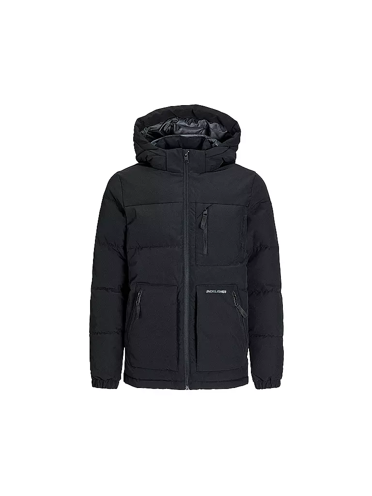 JACK & JONES | Jungen Steppjacke  JJEOTTO  | schwarz